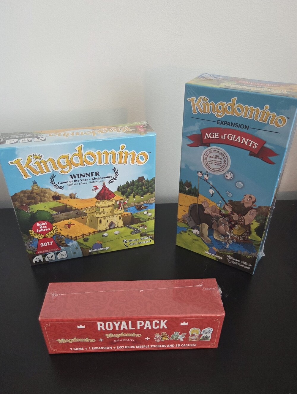 Kingdomino Royal Pack + Base Game & Age of Giants Expansion - NIS